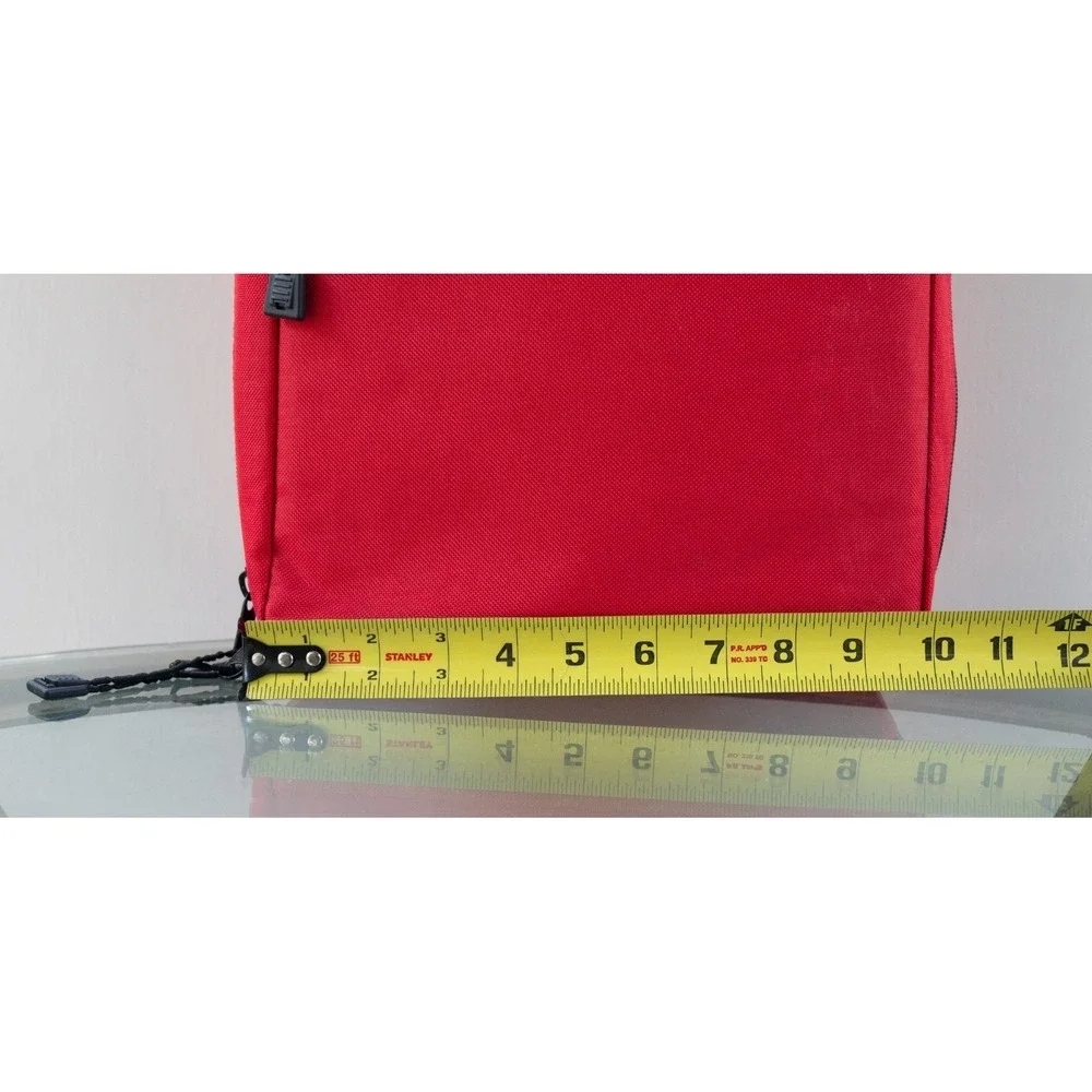 Beckman Canvas Offshore Storage Case Tote Red Fishing Crossbody Bag 14